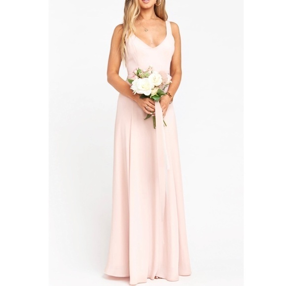 SHOW ME YOUR MUMU Jenn Maxi Dress Dusty Rose Small - Picture 1 of 14